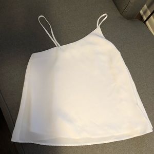 Sleeveless White Top